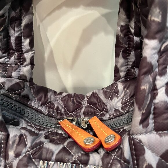 MZ Wallace Quilted Sutton Purse in Leopard Print - Picture 2 of 12